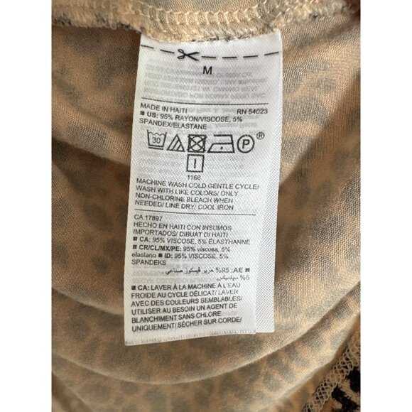 Old Navy Sleeveless Leopard Print Blouse Size Medium - Picture 6 of 6